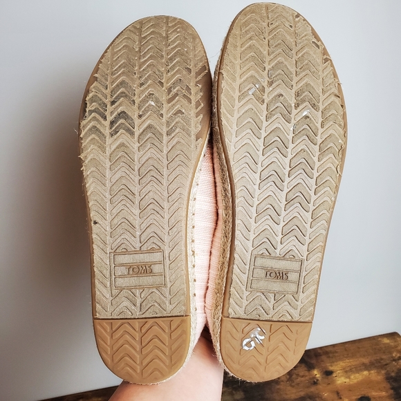 TOMS Pink Lace Ups sz9.5 - Picture 5 of 5